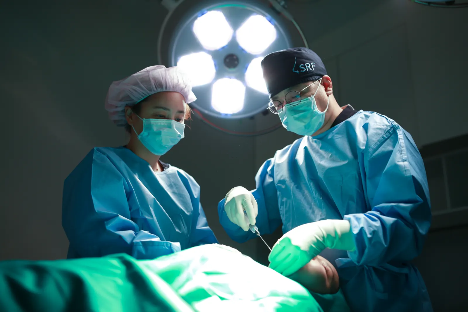 Facial liposuction (Target V-line)